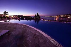 Post sunset at Theo Sunset Bay Hotel